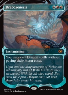Dracogenesis Tarkir- Dragonstorm Ghostfire Frame